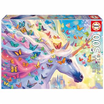 Puzzle Educa Unicornio Arco-Iris | 500 Peças - 1