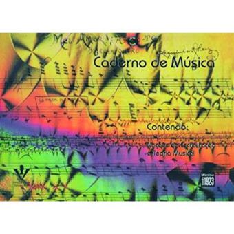 Caderno De Música. 6 Pautas - 1