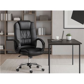 Cadeira de Escritório Executiva Ideia Home Design Alvor | Preto - 1