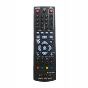 Comando Remoto Dishiqing para LG Blu-ray/DVD Player BP125 BP200 BP320 BD | Preto - 1