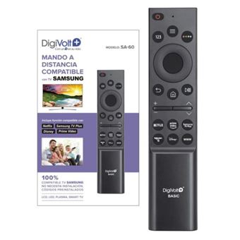 Comando/Controlo Remoto para Televisão SAMSUNG, DIGIVOLT SA-60 | Preto - 1