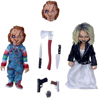 Bonecos Filme A Noiva de Chucky Tiffany e Chuky Neca