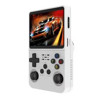 Consola de Jogos SZSMART R36S | 3.5" | Sistema de Fonte Aberta | 64GB | 12000 Jogos | Branco - 1