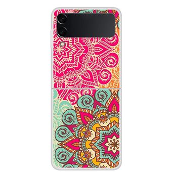 Capa e TPU flores do palácio à Prova de Choque para Samsung Galaxy Z Flip3 5G - 1