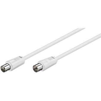 cabo coaxial Microconnect COAX050W  5 m Branco - 1