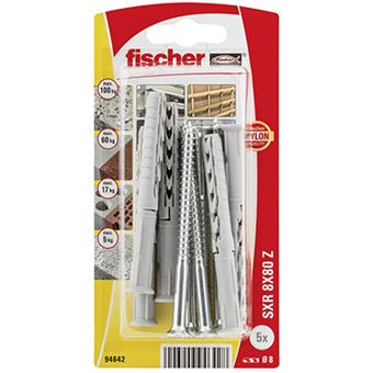 Kit de Buchas & Parafusos Fischer 94642 | Cinzento - 1