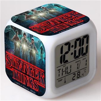 Despertador Infantil HSMY | LED | Multifuncional Colorido | STranger Things Season 4 - 1