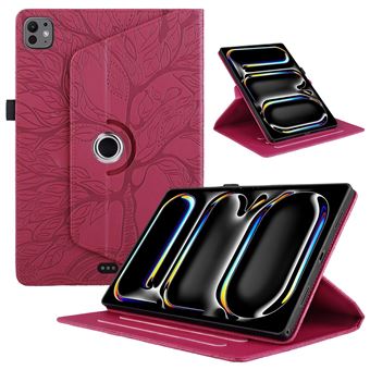 Capa Flip FOXDOCK para iPad Pro 13 (2024) | Rotação de 360° | Suporte Vertical | Vermelho - 1