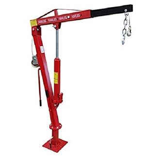 Guindaste de Elevação Varan Motors NEPTC-03 para Reboque, Pick-up, Porta Traseira com Guincho | 900 kg - Vermelho - 1