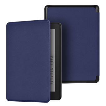 Capa FLOODKING para Amazon Kindle Paperwhite6 | Couro PU Magnético | Modo Automático | Proteção Total | Azul Escuro - 1
