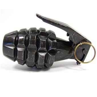 Réplica Denix Granada de Mão MK 2/ Abacaxi dos Estados Unidos durante a II Guerra Mundial | Metal - Preto - 1