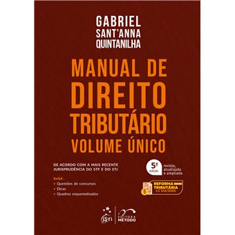 Manual De Direito Tributário - Volume Único - 5 Edição 2025 - 1