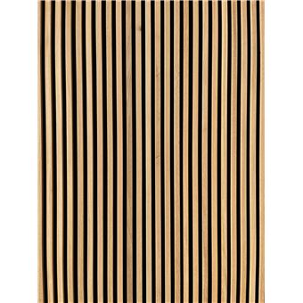 Painel Acústico Maderterraneo em Madeira Maciça Real de Carvalho | 400x2340 mm | não folheado | 0,93 m2 - 1