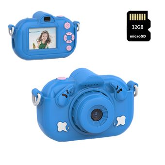 Câmara Compacta Digital SZSMART DC501 | 2,0 " | 1080P | HD | IPS Display + 32GB SD Card | Azul - 1