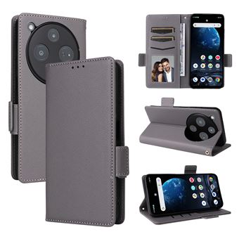 Capa FOXDOCK para ZTE Nubia P9 Pro 5G | Magnética | TPU | Suporte para Cartão | Cinza - 1