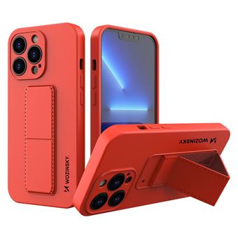 Capa Silicone Lmobile Kickstand para Iphone 13 Vermelho - 1