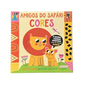 Quebra-Cabeca Em Ação - Amigos Do Safari - Cores - 1