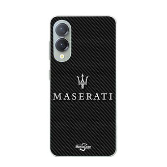 Capa Maniacase para Samsung Galaxy S25 Edge | Masertati White Carbon Back Plate - 1