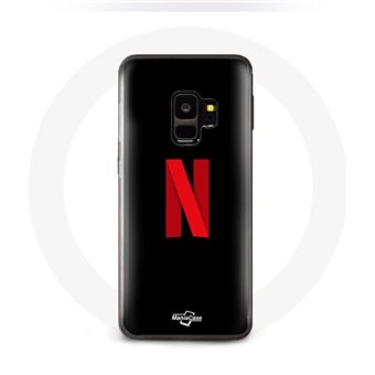 Capa Maniacase para Samsung Galaxy S9 Netflix Logotipo Vermelho Fundo Preto - 1