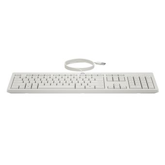 Teclado com Fios + Rato HP Rato e Teclado com fios 225 | Branco - 1