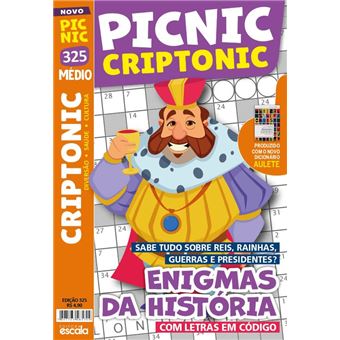 Picnic Criptonic - Médio 325 - Enigmas Da História - 1