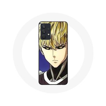 Capa Maniacase para Samsung Galaxy A32 5G do Anime com Genos e Sonic de One Punch Man, Cartaz - 1