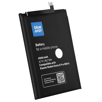 Bateria de Substituição Blue Star BM4J para Xiaomi Redmi Note 8 Pro | 4500mAh - Preto - 1