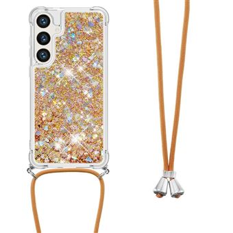 Capa Protetora GANGXUN para Samsung Galaxy S26 Plus | TPU Transparente | Brilhante com Glitter e Areia Movediça | Gold - 1