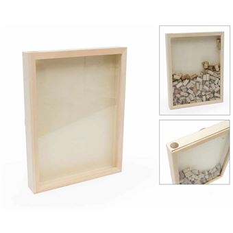 Quadro de Madeira para Rolhas de Cortiça LG 87874 | 34x45x5,5 cm - 1