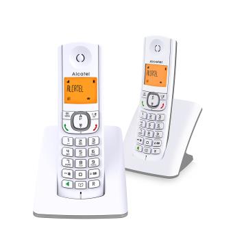 Telefone Alcatel F530 | Cinzento, Branco - 1