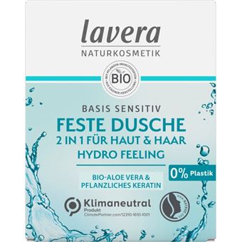Champô Sólido Lavera Feste Dusche 2 in 1 Basis Sensitiv Hydro Feeling - 1