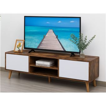 Móvel TV Ideia Home Design Istambul | Wengue/Branco - 1