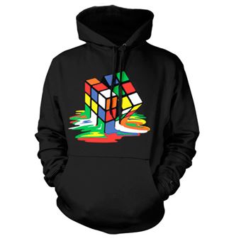 Hoodie Miscellaneous - Melting Rubik's Cube Hoodie | XXL - Preto - 1