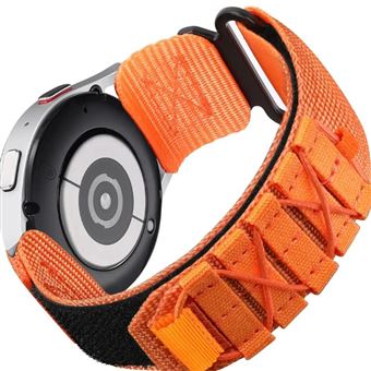Bracelete Militar Nylon Antiimpacto para Ticwatch Pro 3 Ultra Laranja - 1