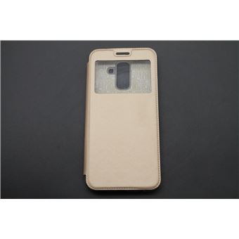 Capa skyhe para Samsung Galaxy A6 2018 Plus Flip Cover Gandy Dourado - 1