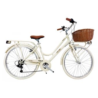 Bicicleta de Cidade Dolce Vita by Canellini ROMA 26" com Cesto | Creme - 1