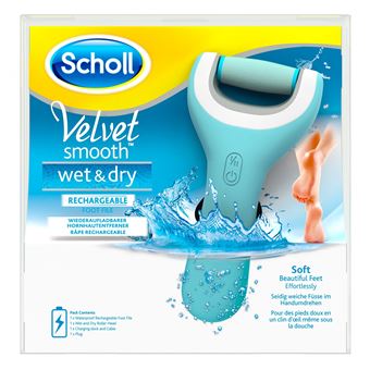 Smoother elétrico Scholl Velvet Smooth Wet & Dry Pedi | Azul - 1