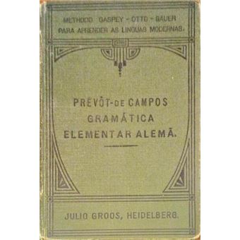 Gramática elementar da língua alemã. - 1