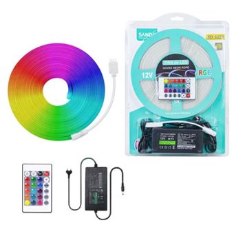 Tiras de Luz LED RGB SANDA SD-6222 | 5 Metros | Neon | 12V | RGB - 1