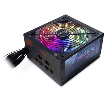 Fonte de Alimentação Inter-Tech Argus RGB-750W CM II | Preto - 1