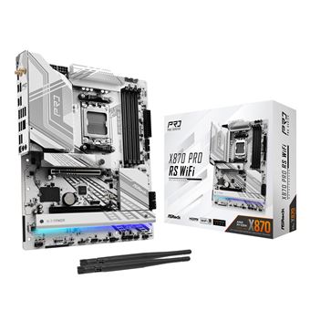 Motherboard Asrock X870 Pro RS WiFi | Branco - 1