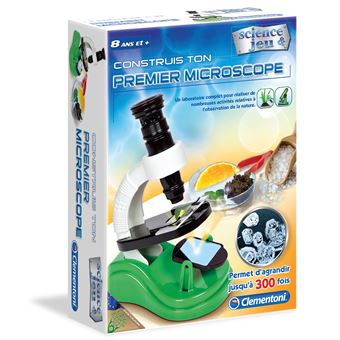 Conjunto de Ciência e Brinquedos Clementoni 62701 Construis Ton Premier Microscope