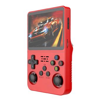 Consola de Jogos SZSMART R36S | 3.5" | Sistema de Fonte Aberta | 64GB | 12000 Jogos | Vermelho - 1