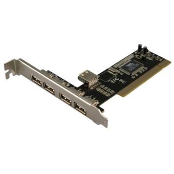 LogiLink 4+1-port USB 2.0 PCI Card - 1