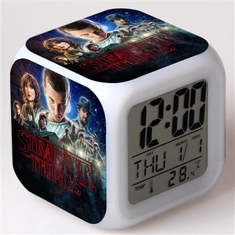 Despertador Infantil HSMY | LED | Multifuncional Colorido | STranger Things Season 5 - 1