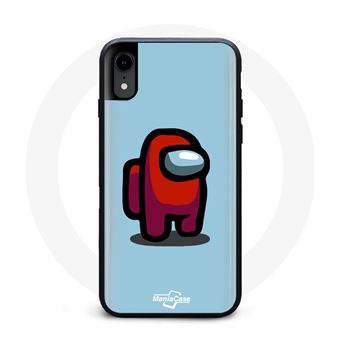 Capa Maniacase para Iphone XR Among Us Personagem Com Folha Verde - 1