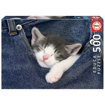 Puzzle 500 Pcs Gato Dorminhoco