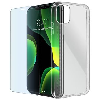 Estrutura Traseira e Vidro Temperado Avizar para Apple iPhone 11 Transparente - 1