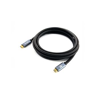 Cabo Usb Equip 128357 Cabo USB 3.2 Gen 2 C para C, M/M, 2,0 m, PD100W , 4K/60 Hz, 10 Gbps, preto | Preto - 1