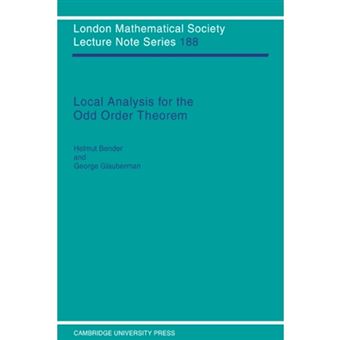 Local Analysis for the Odd Order Theorem - Paperback - 1995 - 1